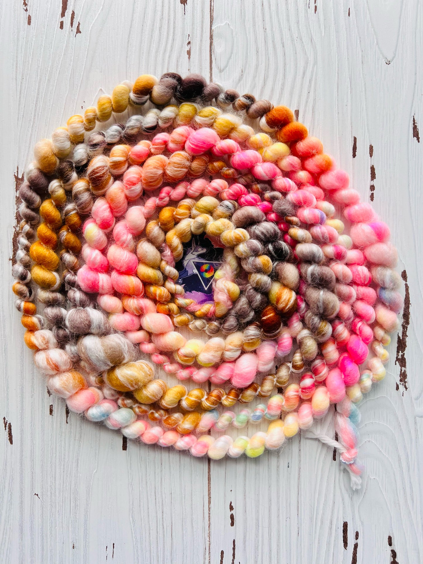 "Bee Humming" Mini Spiral Ply Yarn