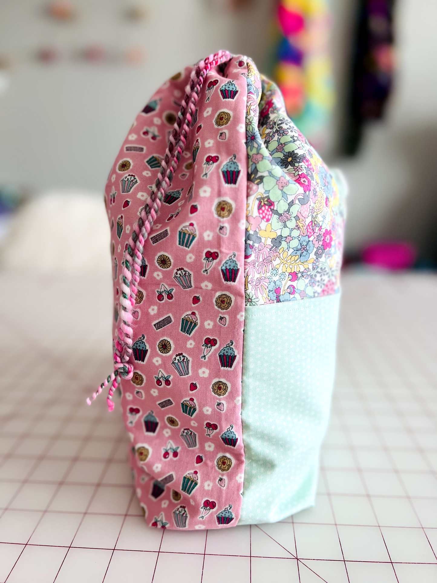 "Strawberry Tea" Project Bag