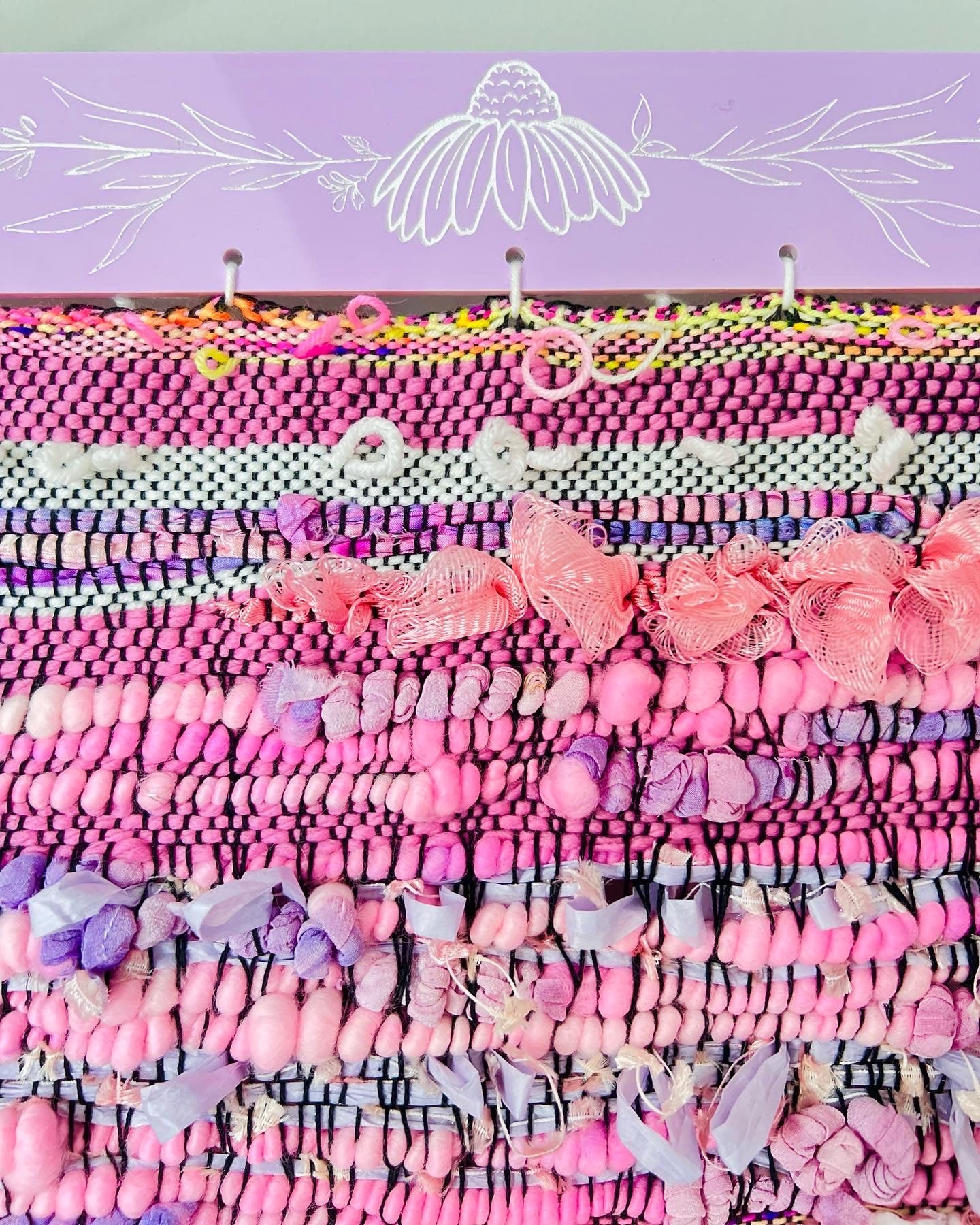 “Coneflower Dreams” Wall Hanging