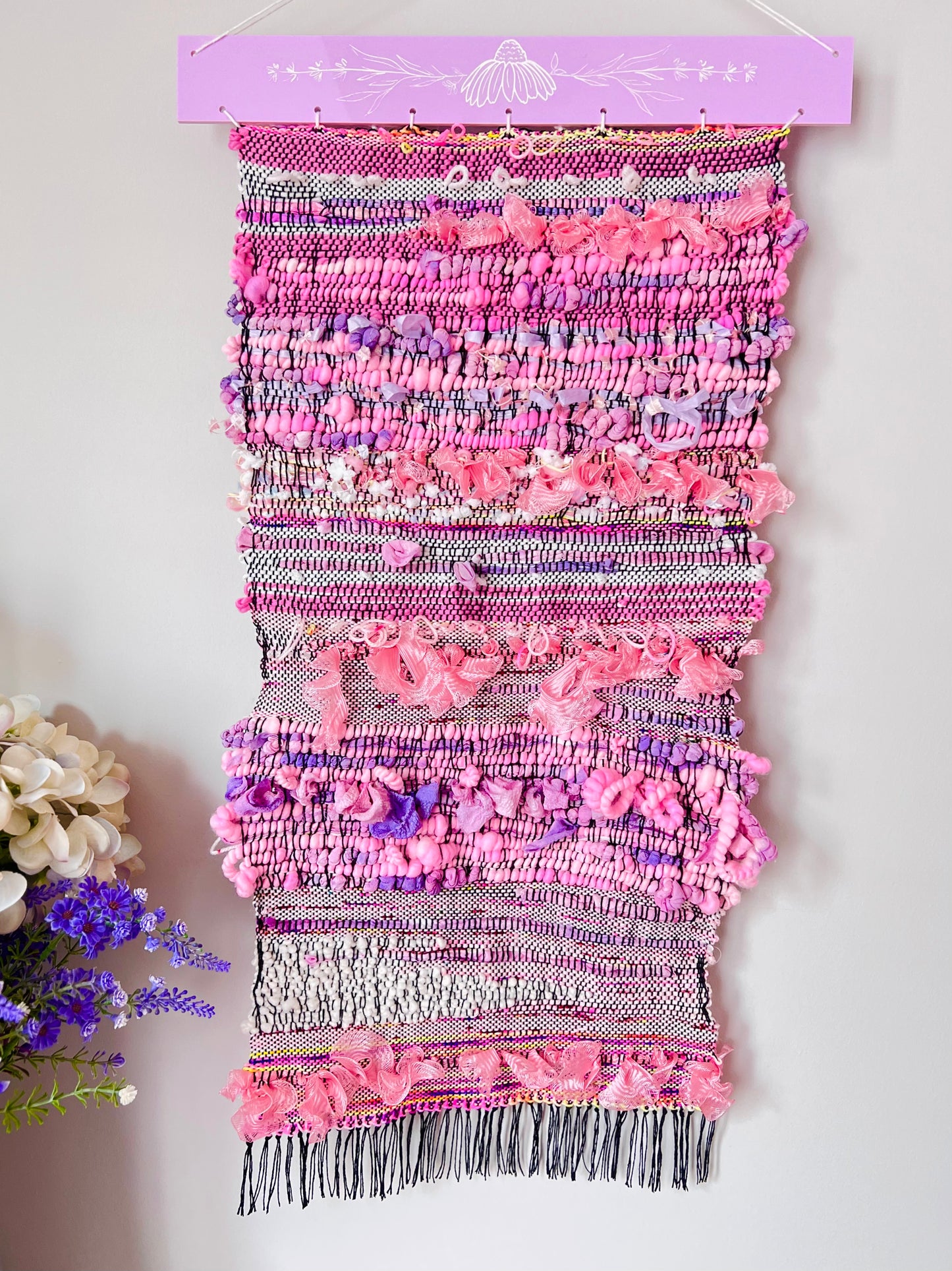 “Coneflower Dreams” Wall Hanging