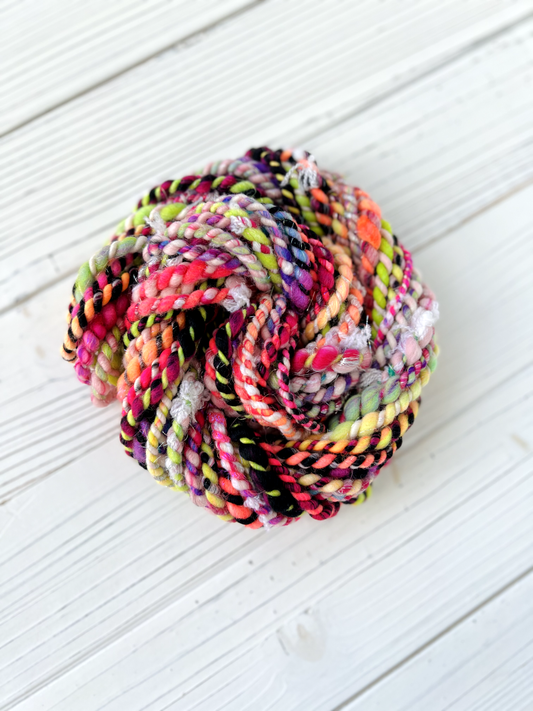"Split Personality" #2 Bulky Two Ply Art Yarn Mini