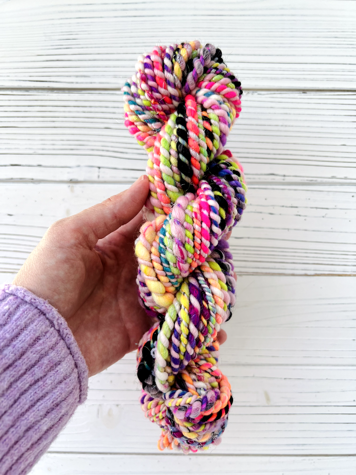 "Split Personality" #1 Bulky Two Ply Art Yarn