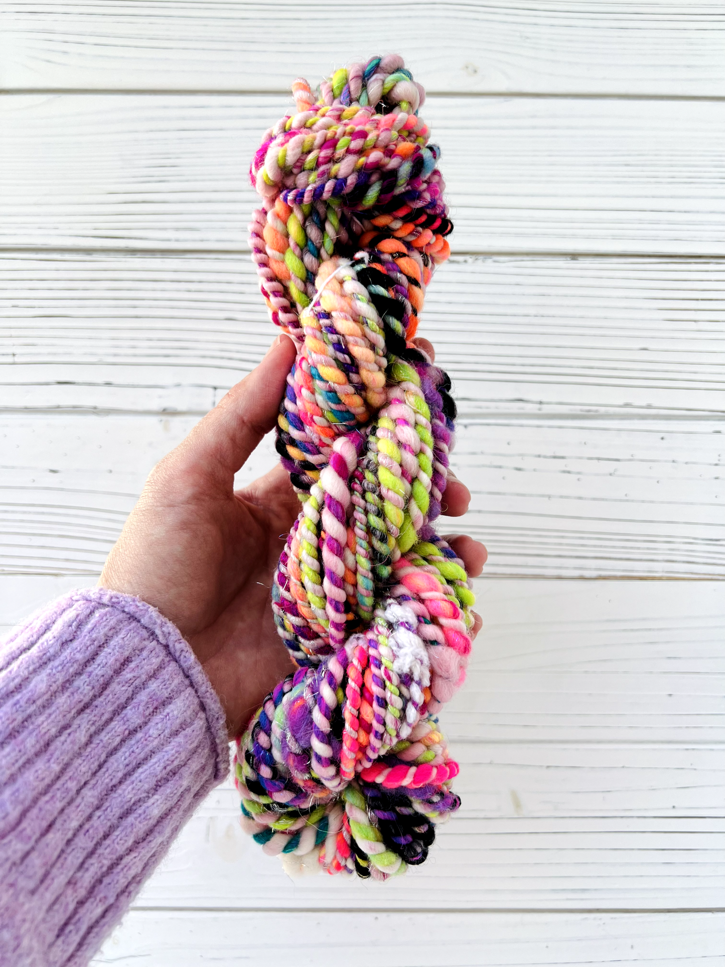 "Split Personality" #1 Bulky Two Ply Art Yarn