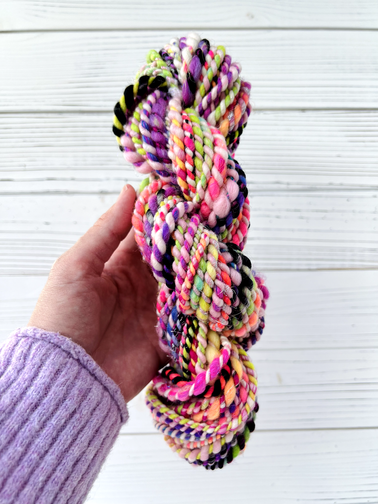 "Split Personality" #1 Bulky Two Ply Art Yarn