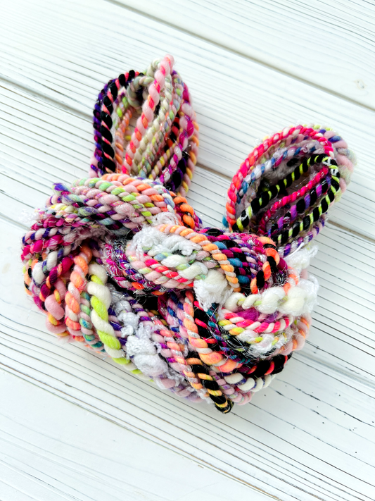 "Split Personality" #3 Bulky Two Ply Art Yarn Mini