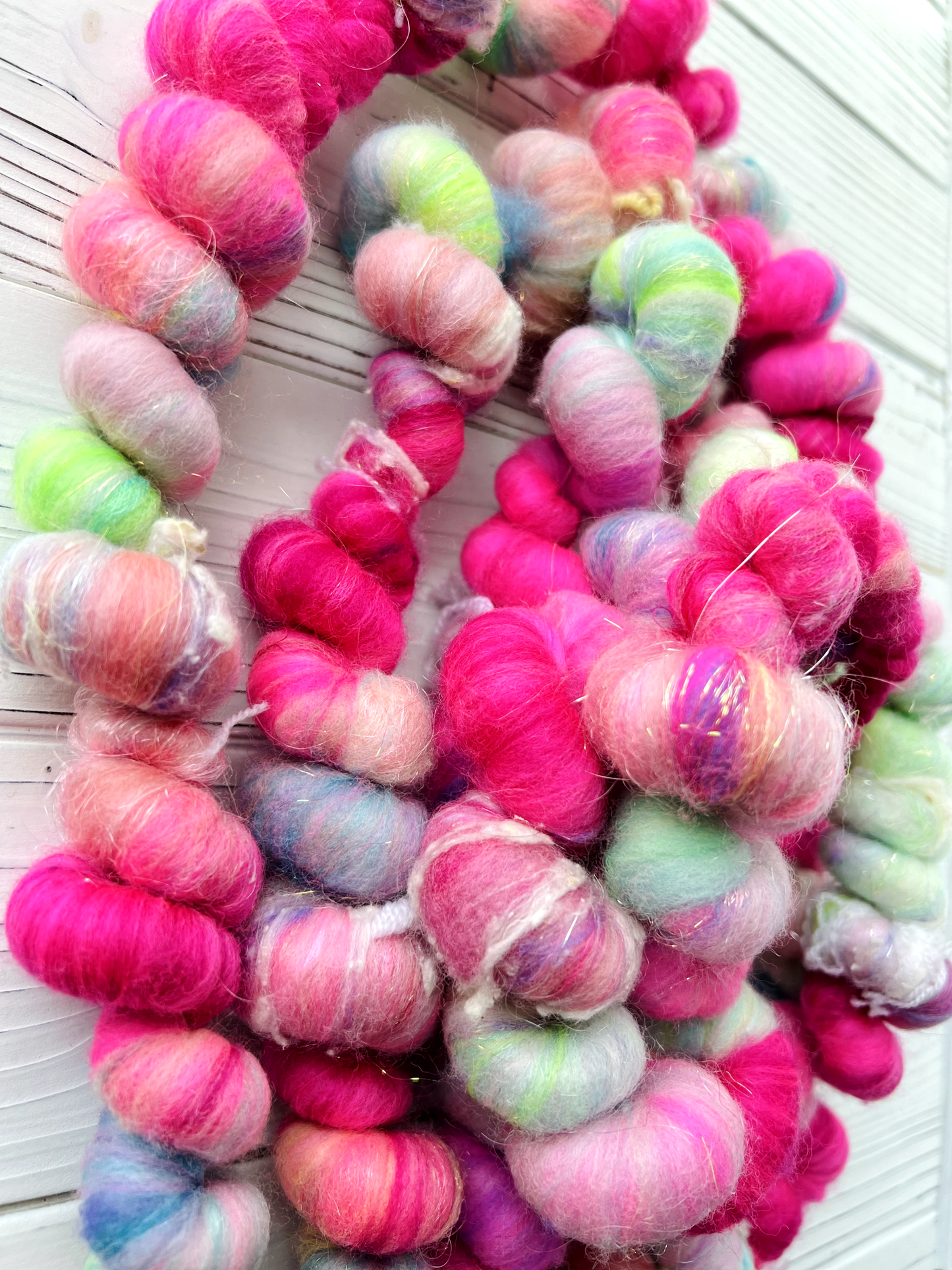 "Neo-Pop" Coiled Art Yarn