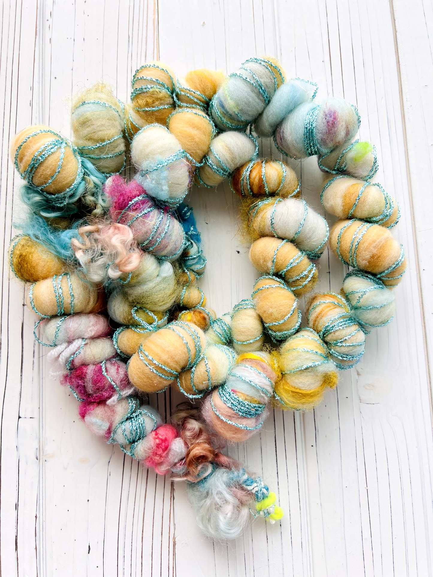 "The Druid and the Flower" Corespun Coil Art Yarn