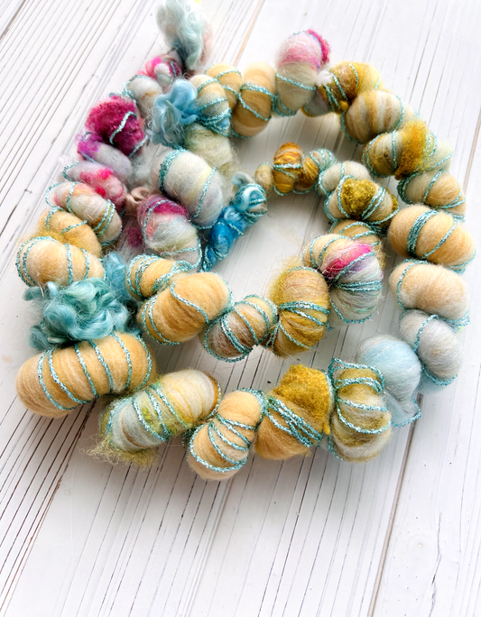 "The Druid and the Flower" Corespun Coil Art Yarn