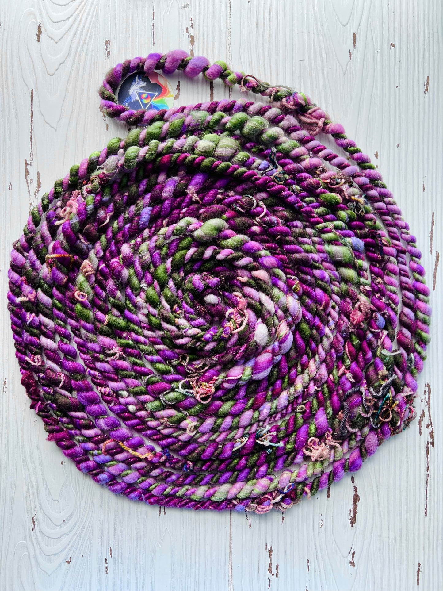 "Fairy Forest" Scrappy Two Ply Art Yarn