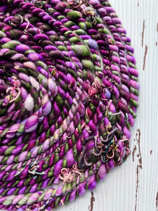 "Fairy Forest" Scrappy Two Ply Art Yarn