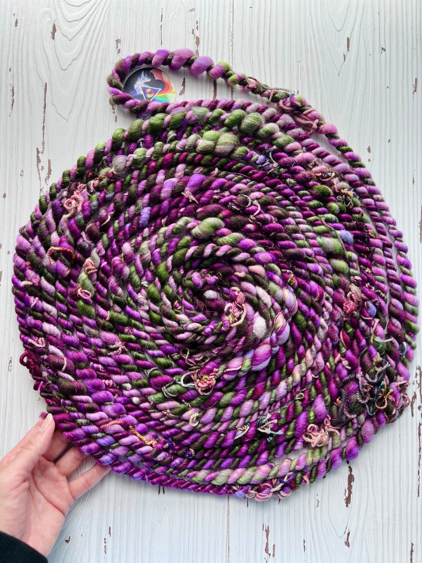"Fairy Forest" Scrappy Two Ply Art Yarn