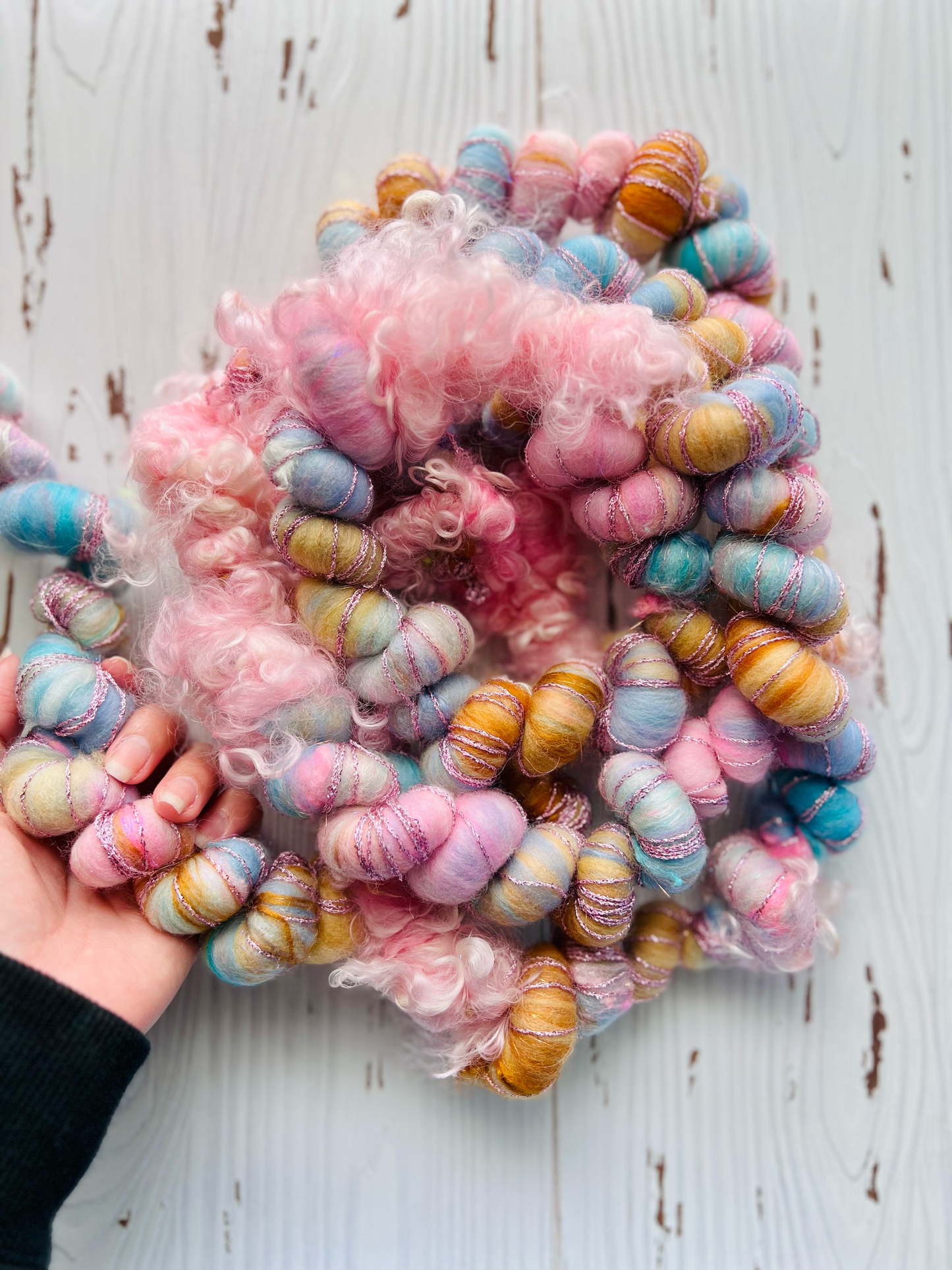 "La Pâtisserie" Jumbo Corespun Coil Art Yarn