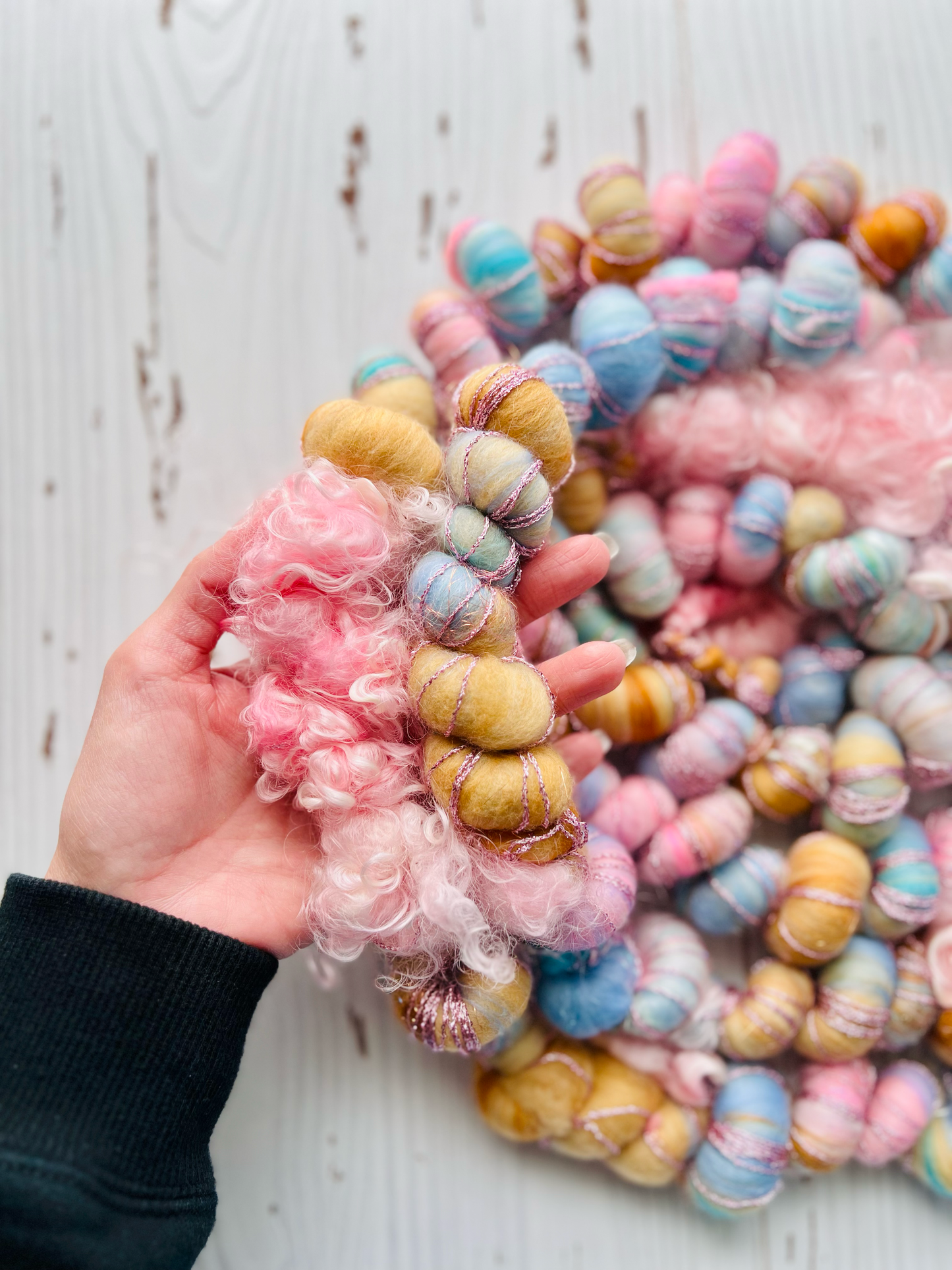 "La Pâtisserie" Jumbo Corespun Coil Art Yarn
