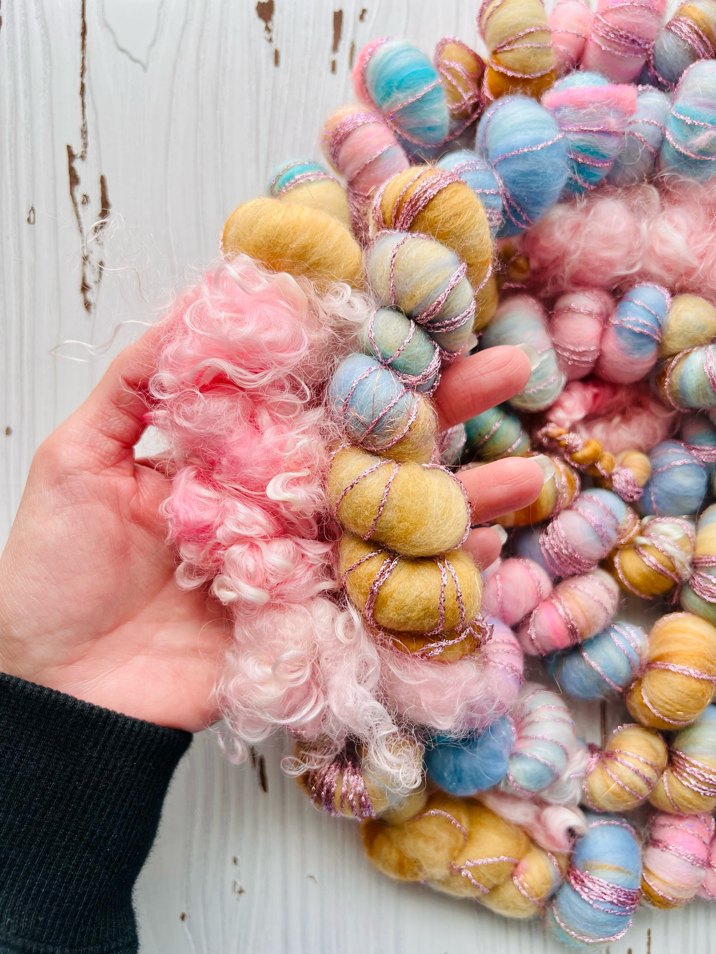 "La Pâtisserie" Jumbo Corespun Coil Art Yarn
