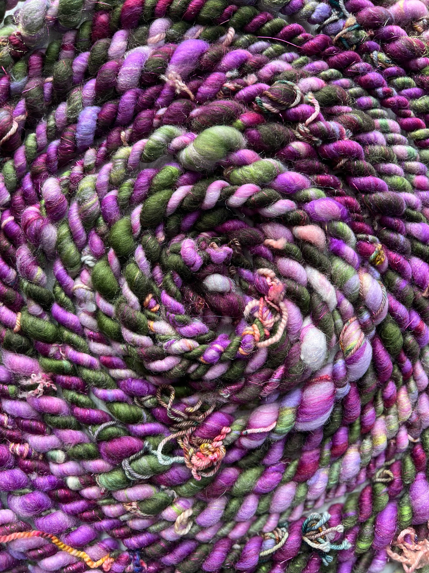 "Fairy Forest" Scrappy Two Ply Art Yarn