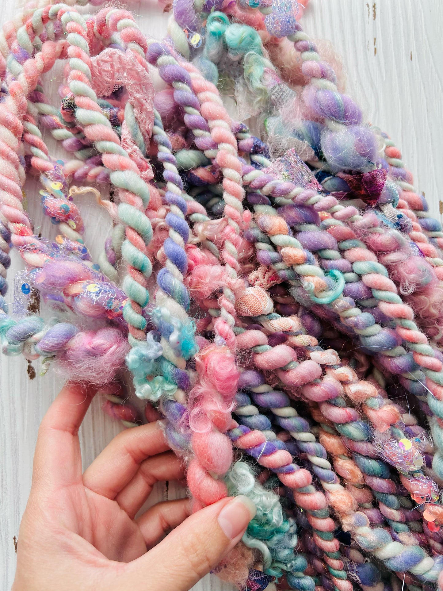 "French Lace" Two Ply Art Yarn