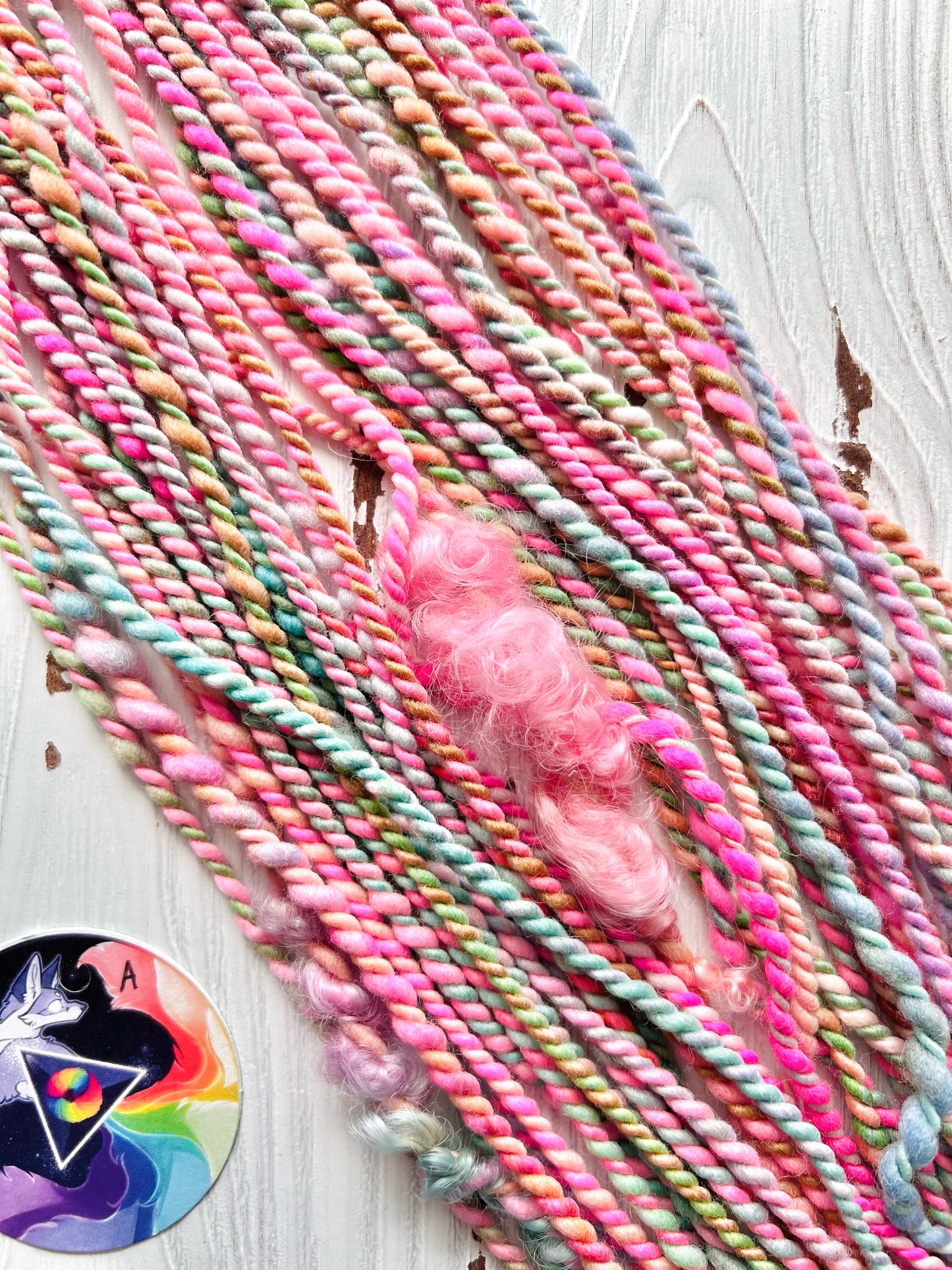 "Roller Skates" (A) Two Ply Yarn