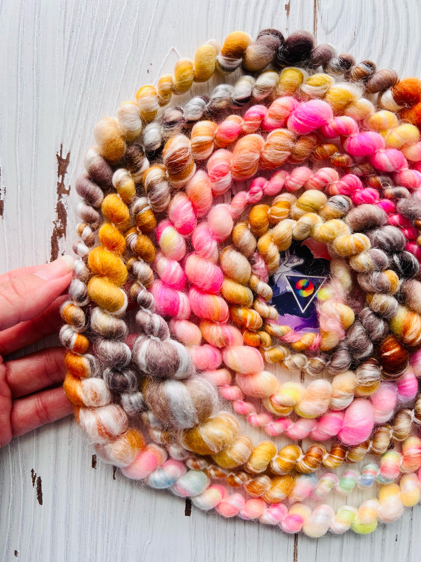 "Bee Humming" Mini Spiral Ply Yarn