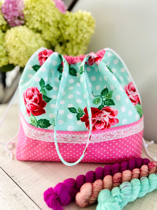 "Rose Garden" Large Project Bag