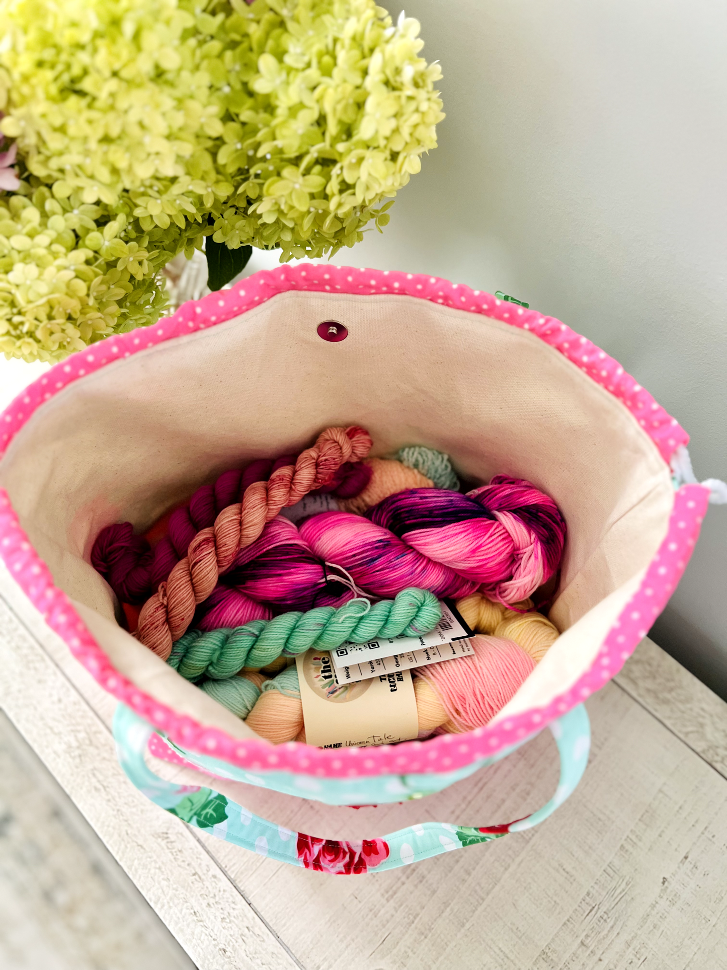 "Rose Garden" Large Project Bag