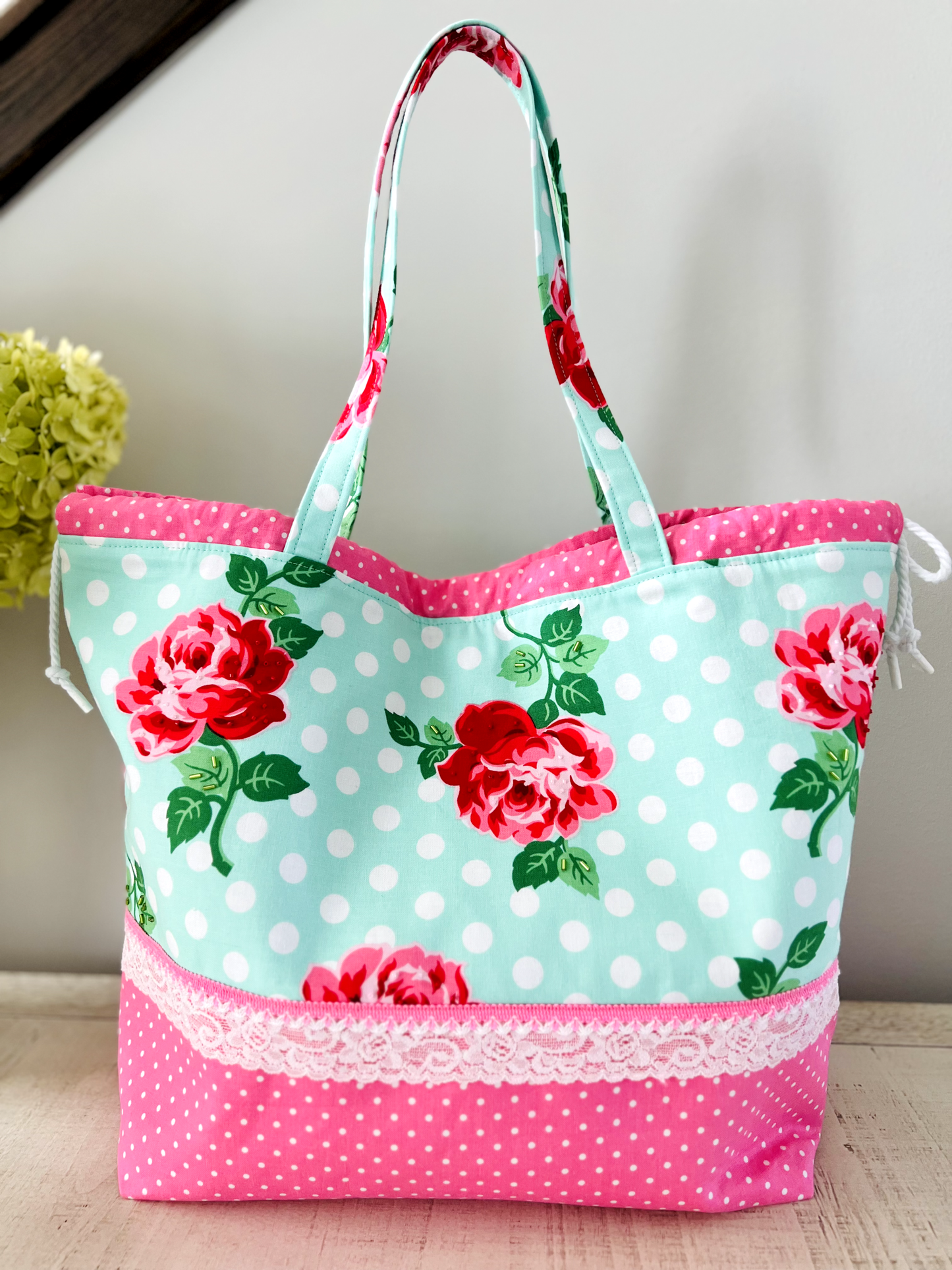 "Rose Garden" Large Project Bag