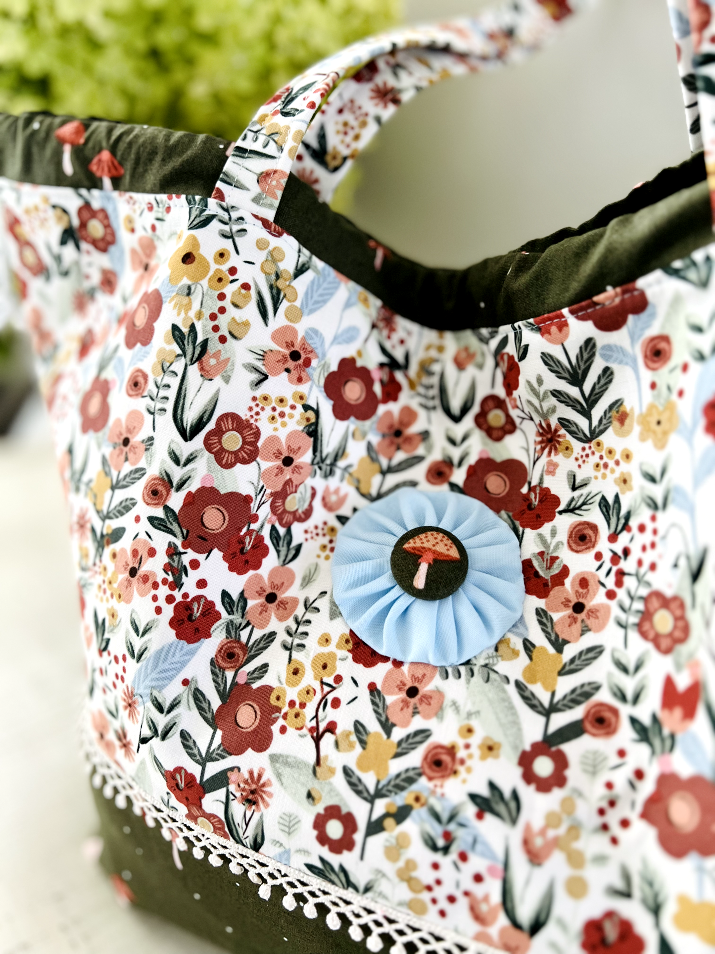 "Mushie Bloom" Large Project Bag