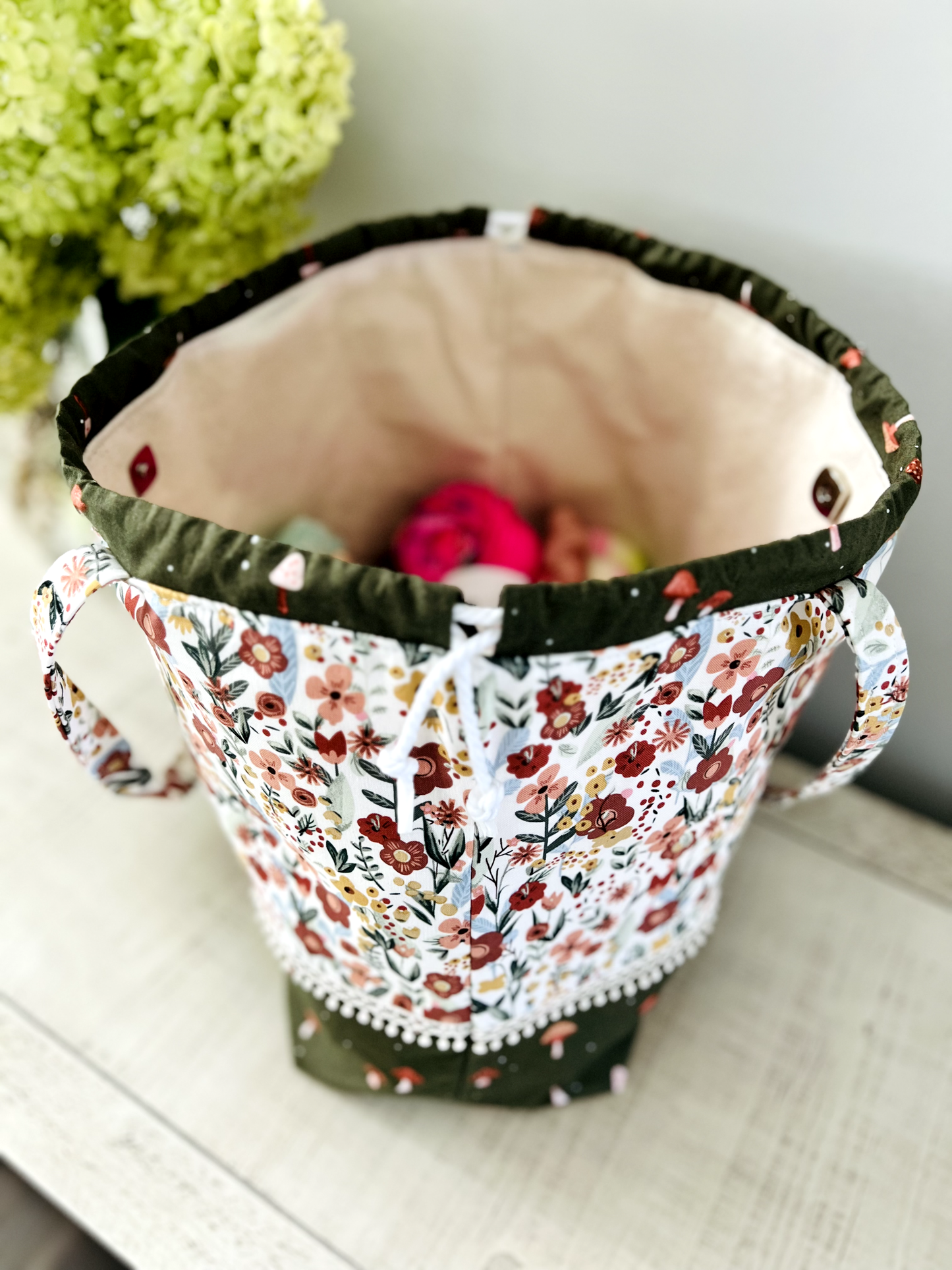 "Mushie Bloom" Large Project Bag