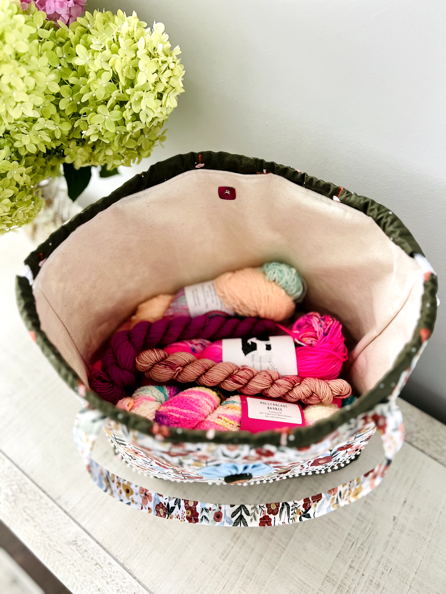"Mushie Bloom" Large Project Bag
