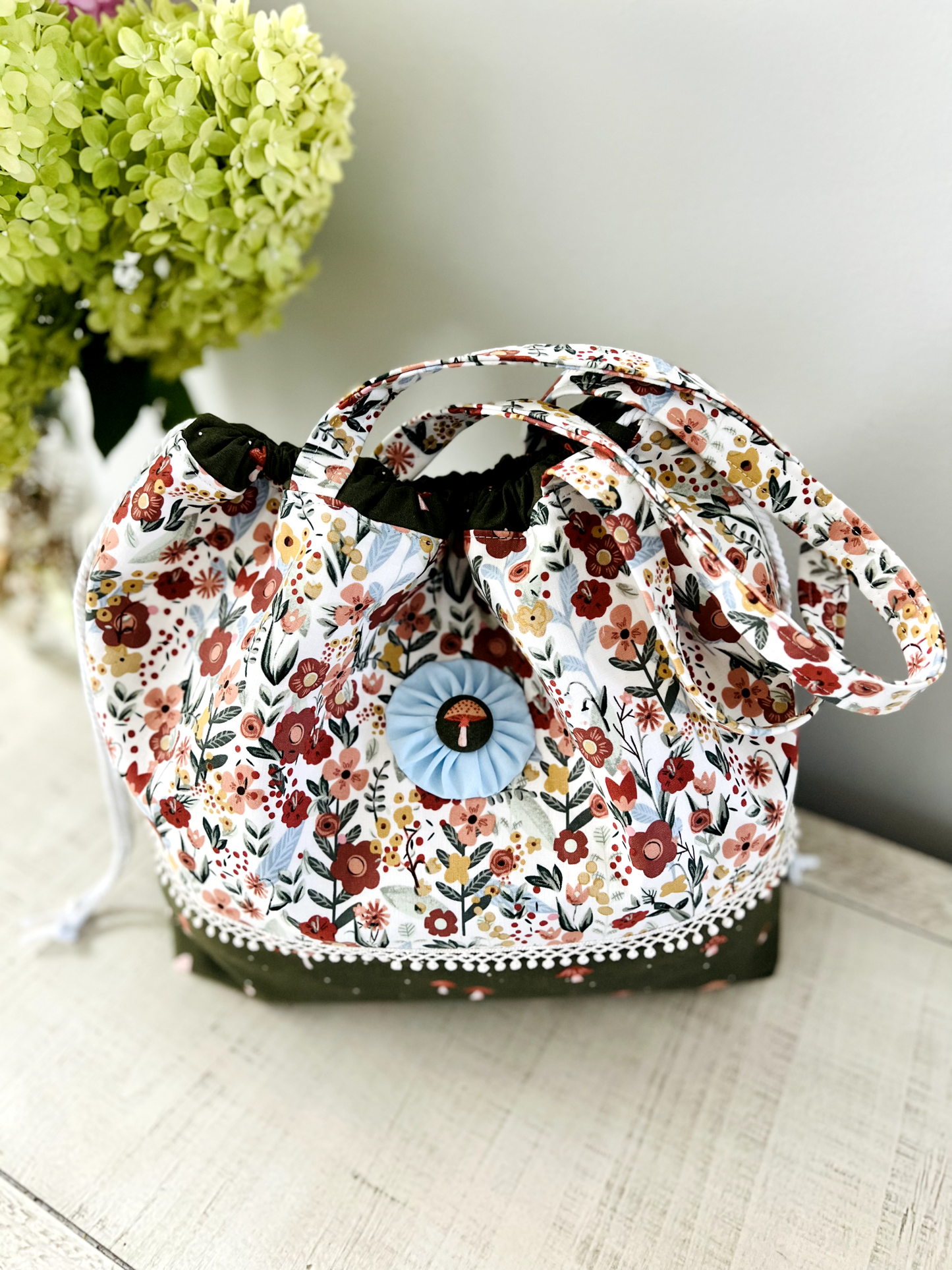 "Mushie Bloom" Large Project Bag