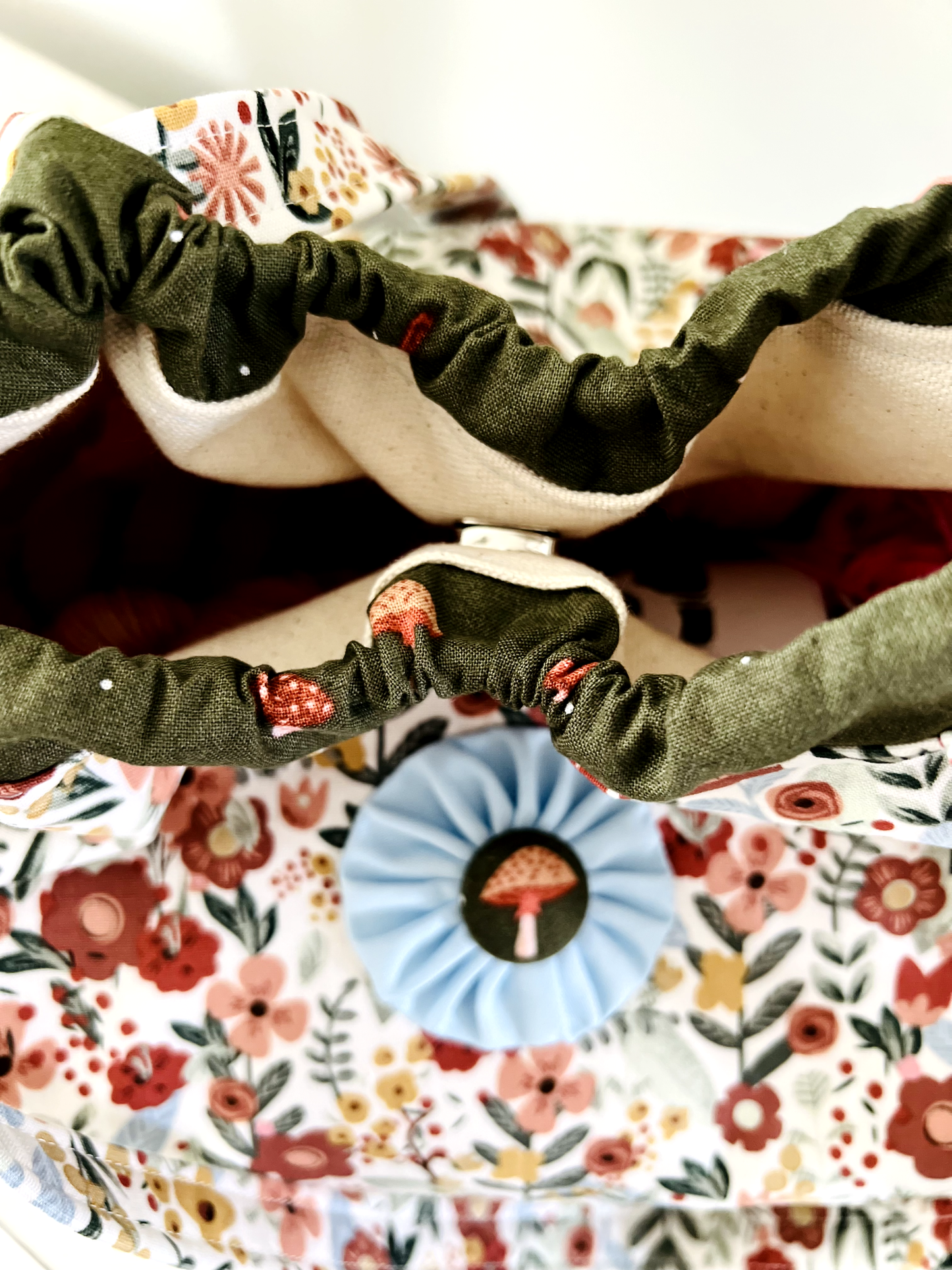 "Mushie Bloom" Large Project Bag