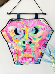 "Luna Mystique" Mini Art Quilt Wall Hanging