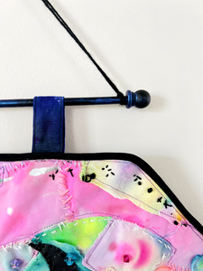 "Luna Mystique" Mini Art Quilt Wall Hanging
