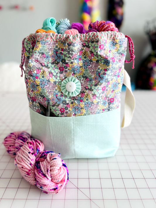 "Strawberry Tea" Project Bag