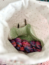 Load image into Gallery viewer, &quot;Strawberry Tea&quot; Project Bag
