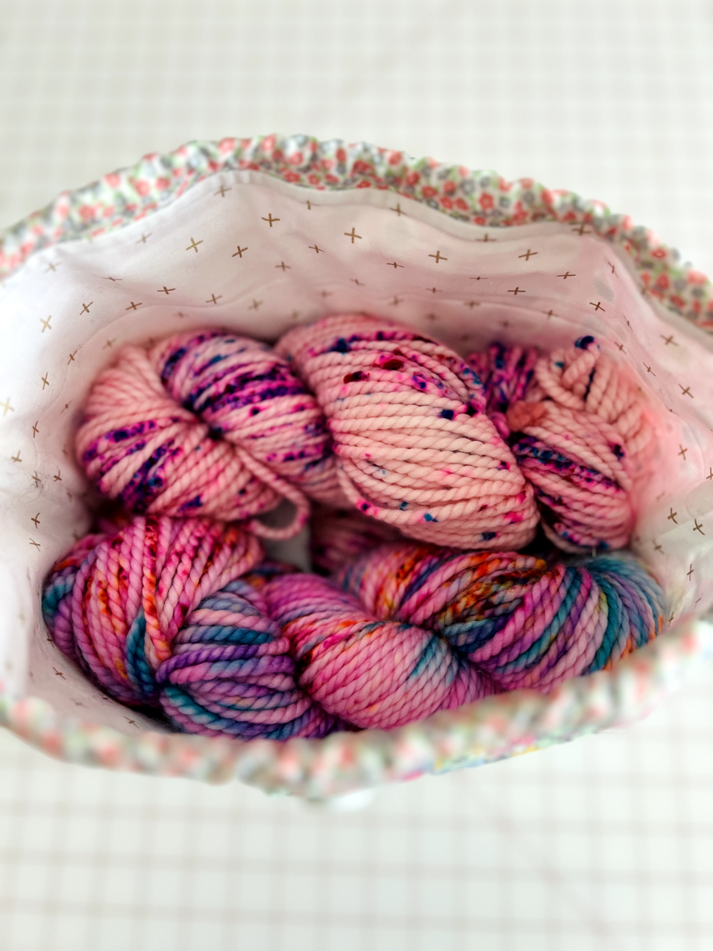 "Strawberry Tea" Project Bag