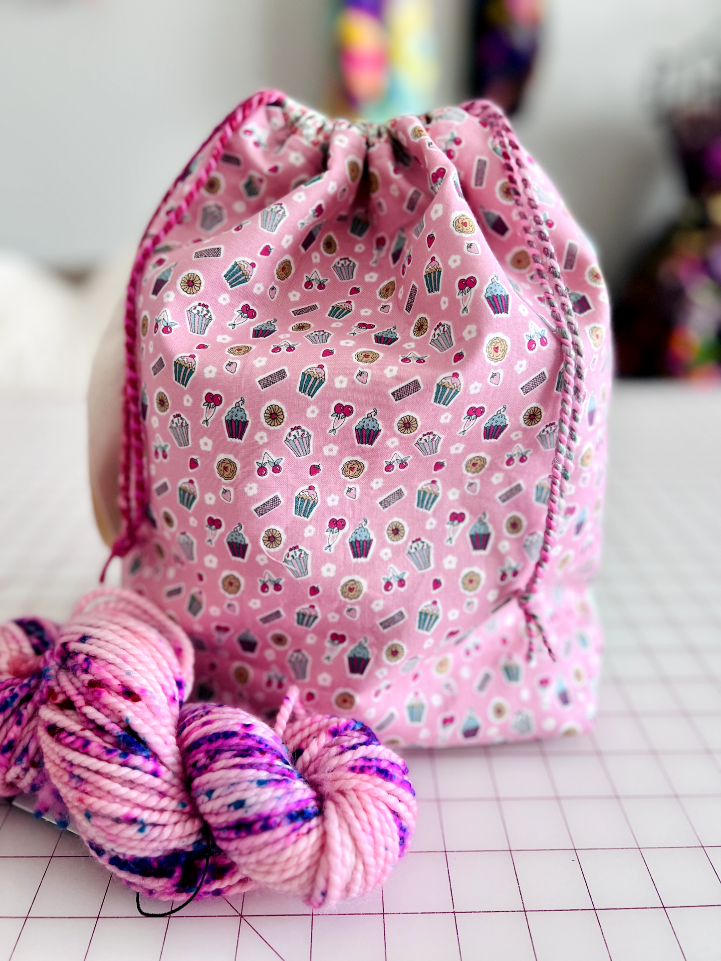"Strawberry Tea" Project Bag