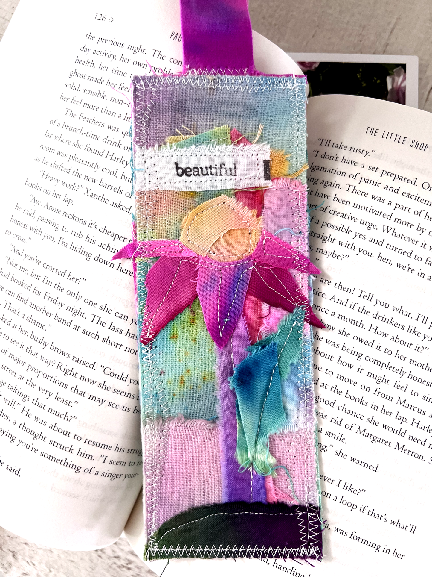 "Beautiful" Coneflower Bookmark