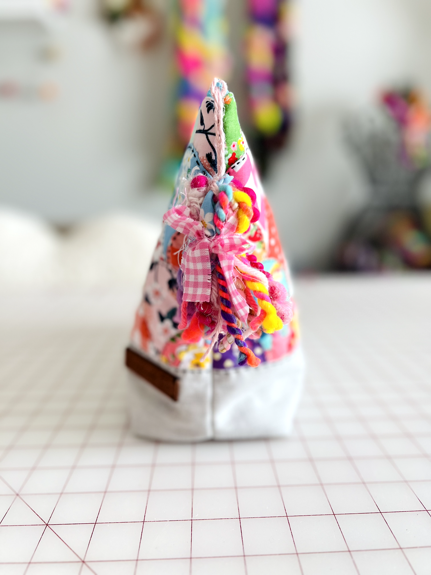 "Sweet Treat" Scrappy Patchwork Zipper Project Bag