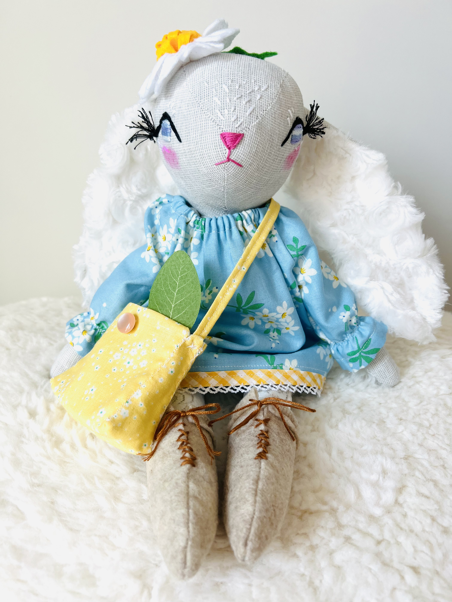 "Genevieve" the Bunny - Heirloom Doll
