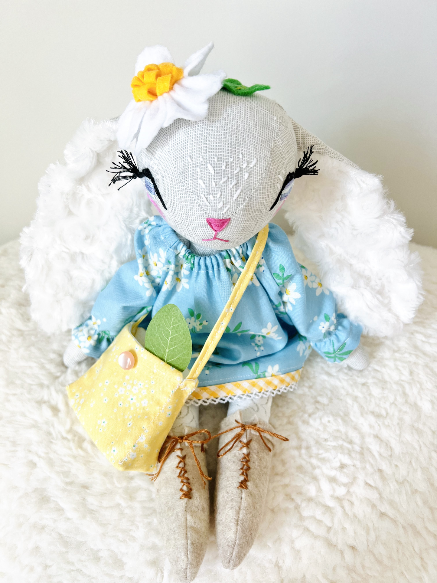 "Genevieve" the Bunny - Heirloom Doll