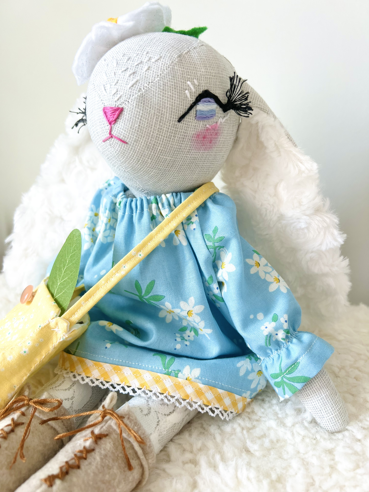 "Genevieve" the Bunny - Heirloom Doll