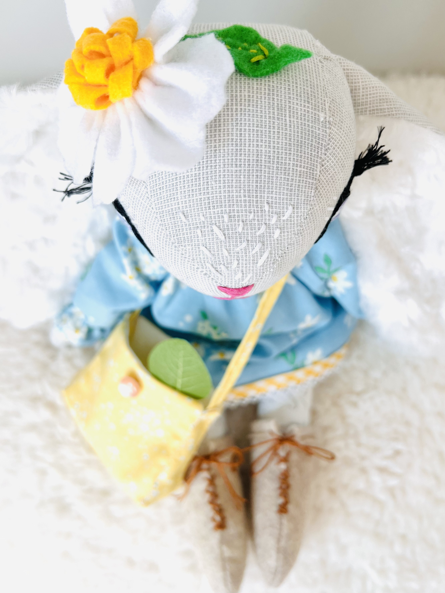 "Genevieve" the Bunny - Heirloom Doll